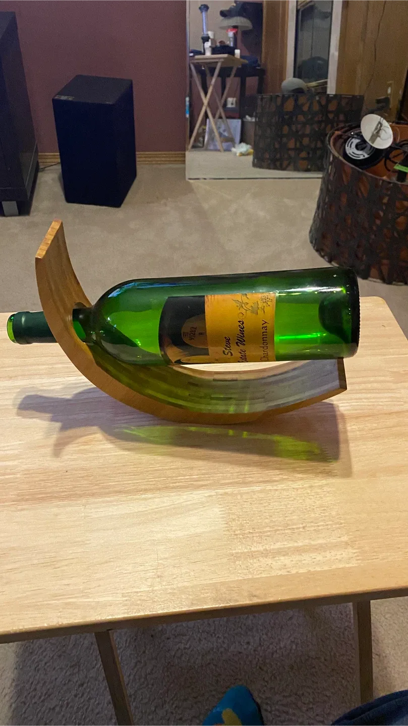 🧡 Wooden Wine Bottle Holder image indicator(5)