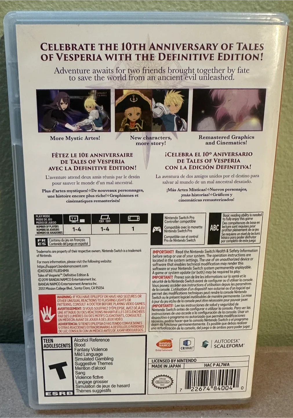 Tales of Vesperia Definitive Edition - Nintendo Switch image indicator(3)