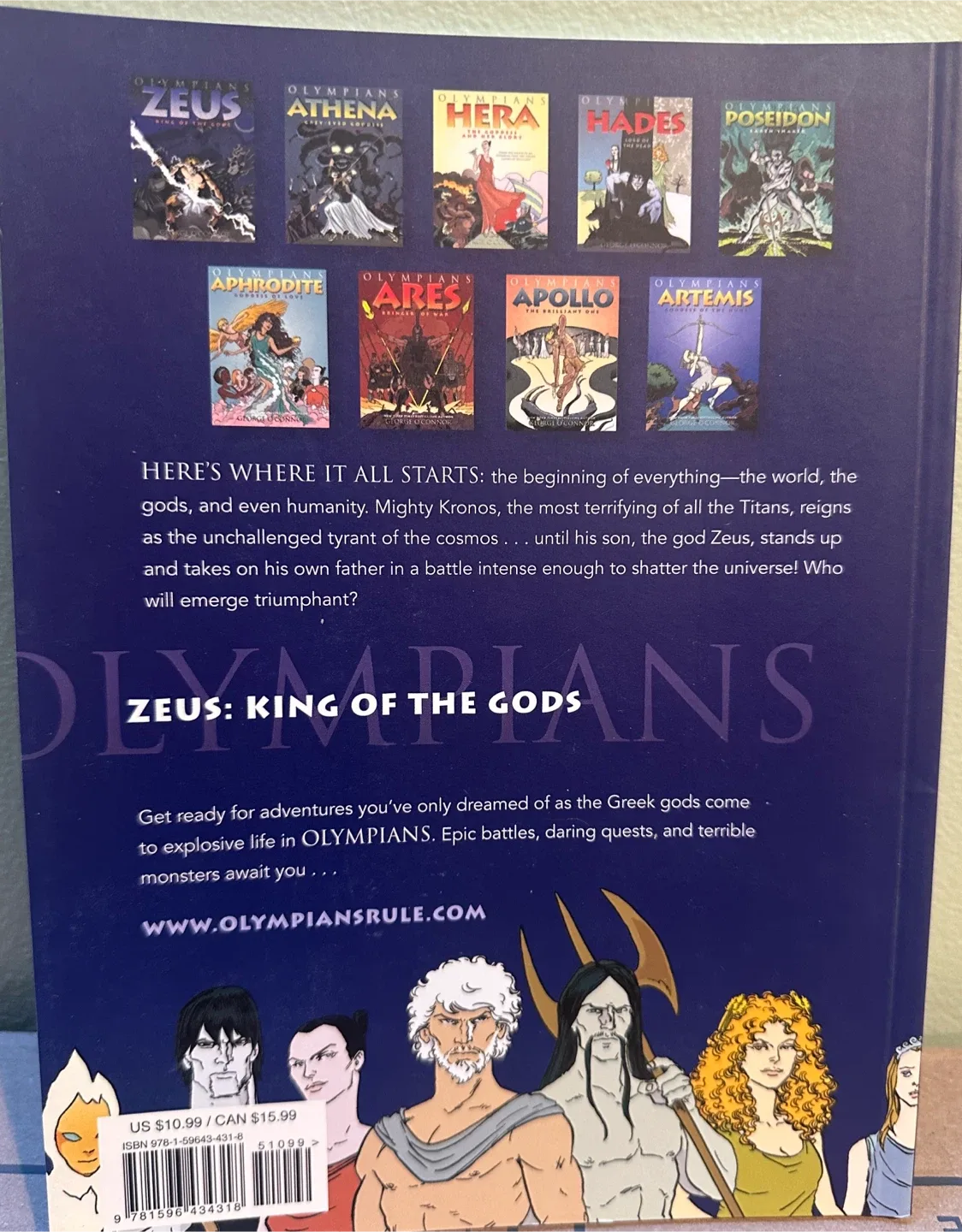 Olympians Zeus: King of the Gods by George O'Connor image indicator(2)