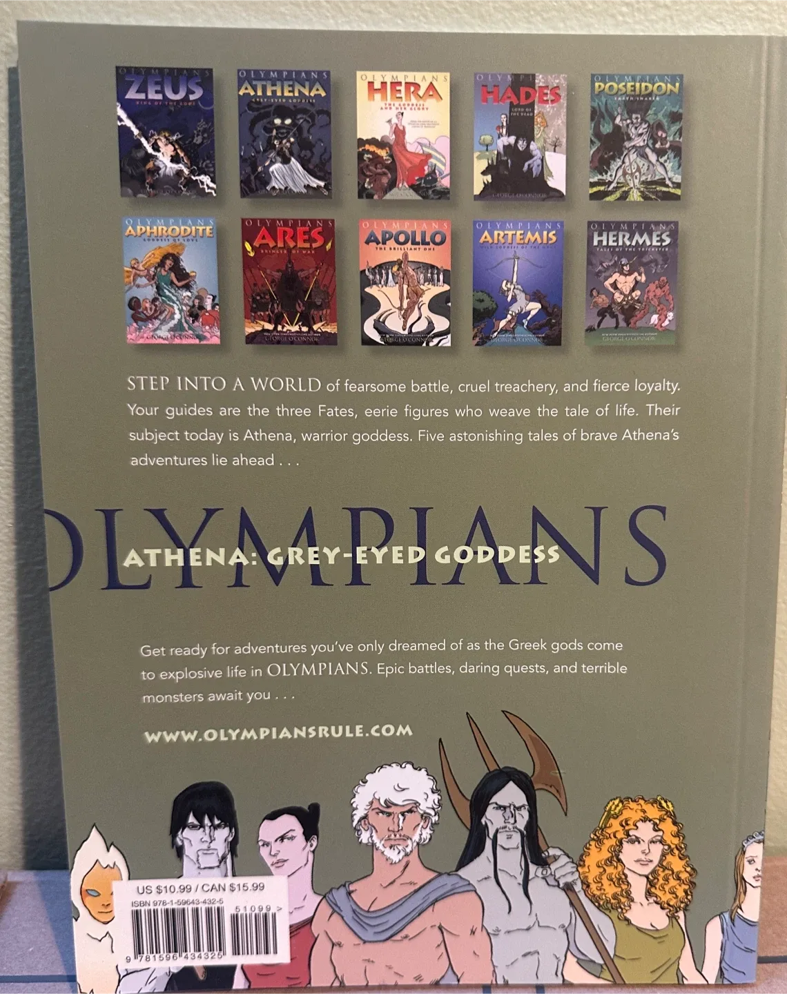 Olympians: Athena - Grey-Eyed Goddess by George O'Connor image indicator(2)