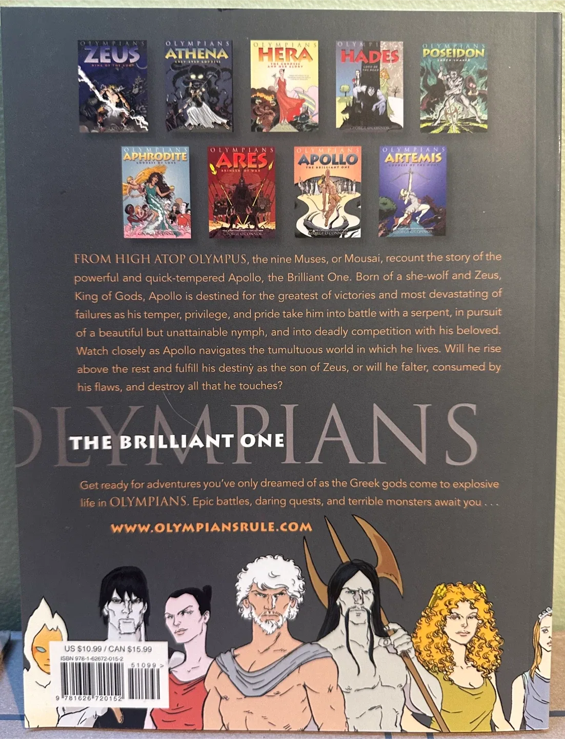 Olympians: Apollo - The Brilliant One by George O'Connor image indicator(2)