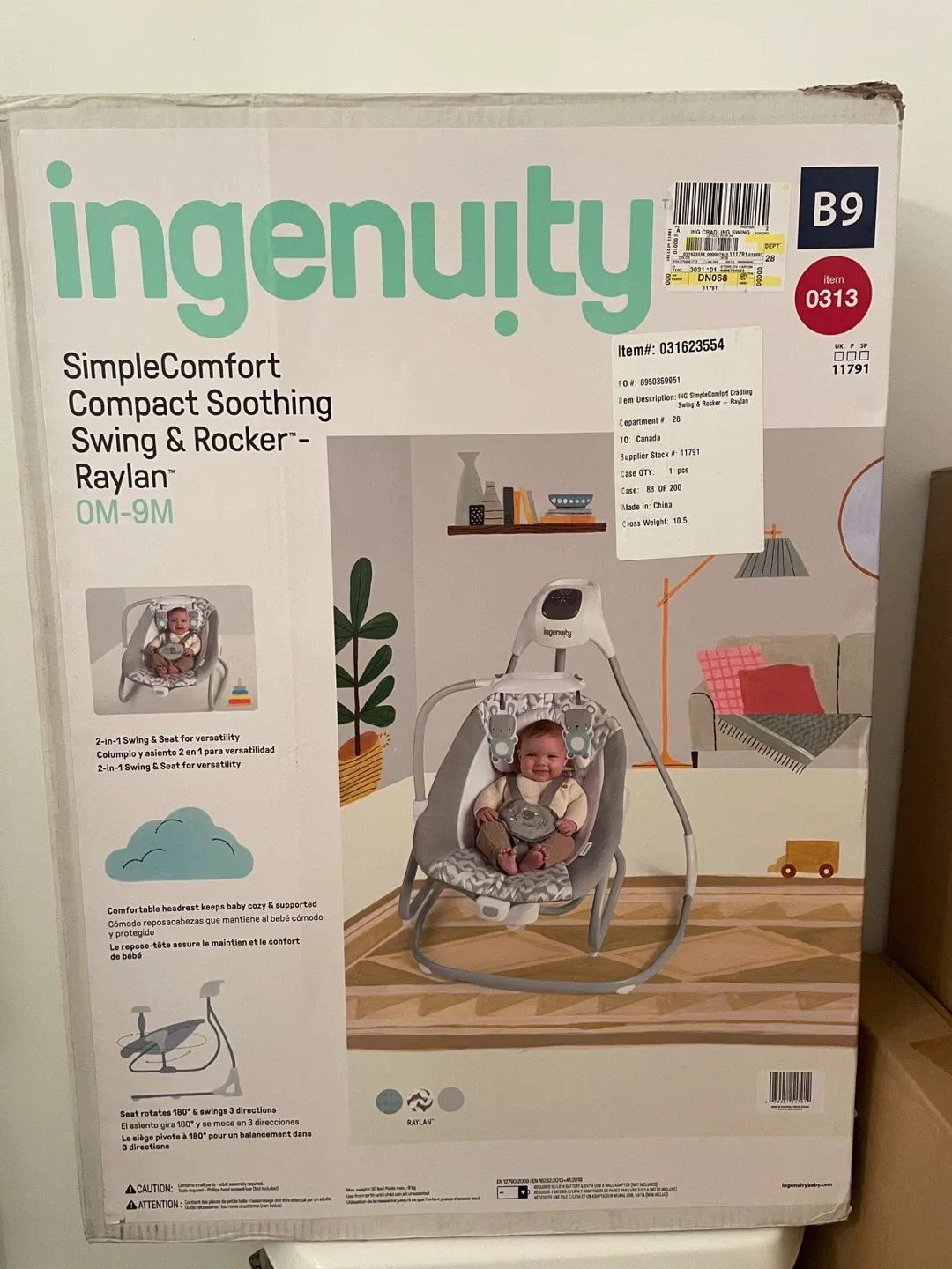 Ingenuity Baby Swing & Rocker image indicator(3)