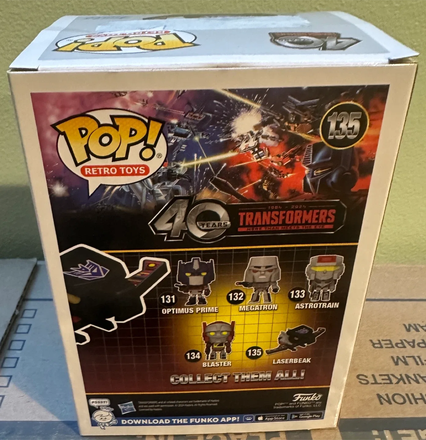Funko Pop! Retro Toys Transformers Laserbeak #135 image indicator(2)