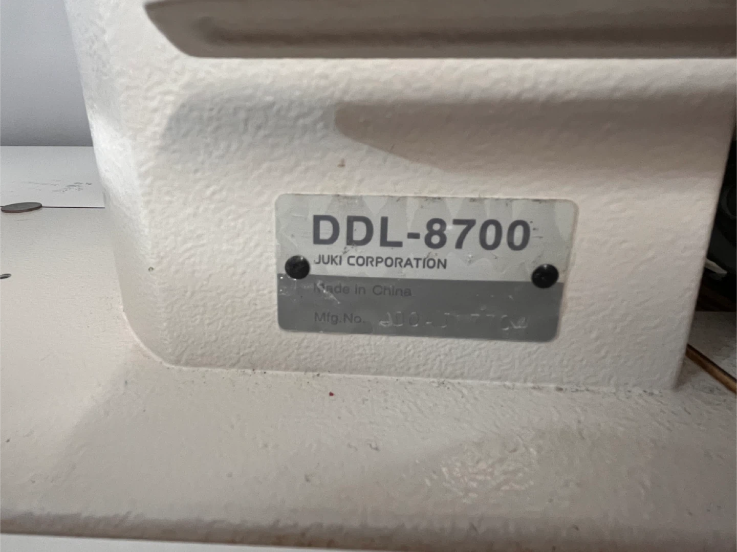 JUKI DDL-8700 Industrial Sewing Machine - photo 4