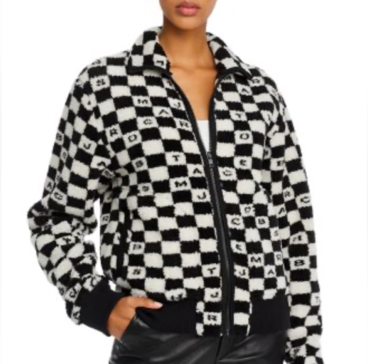 Marc Jacobs The Fleece Checkerboard Jacket - XS - photo 5
