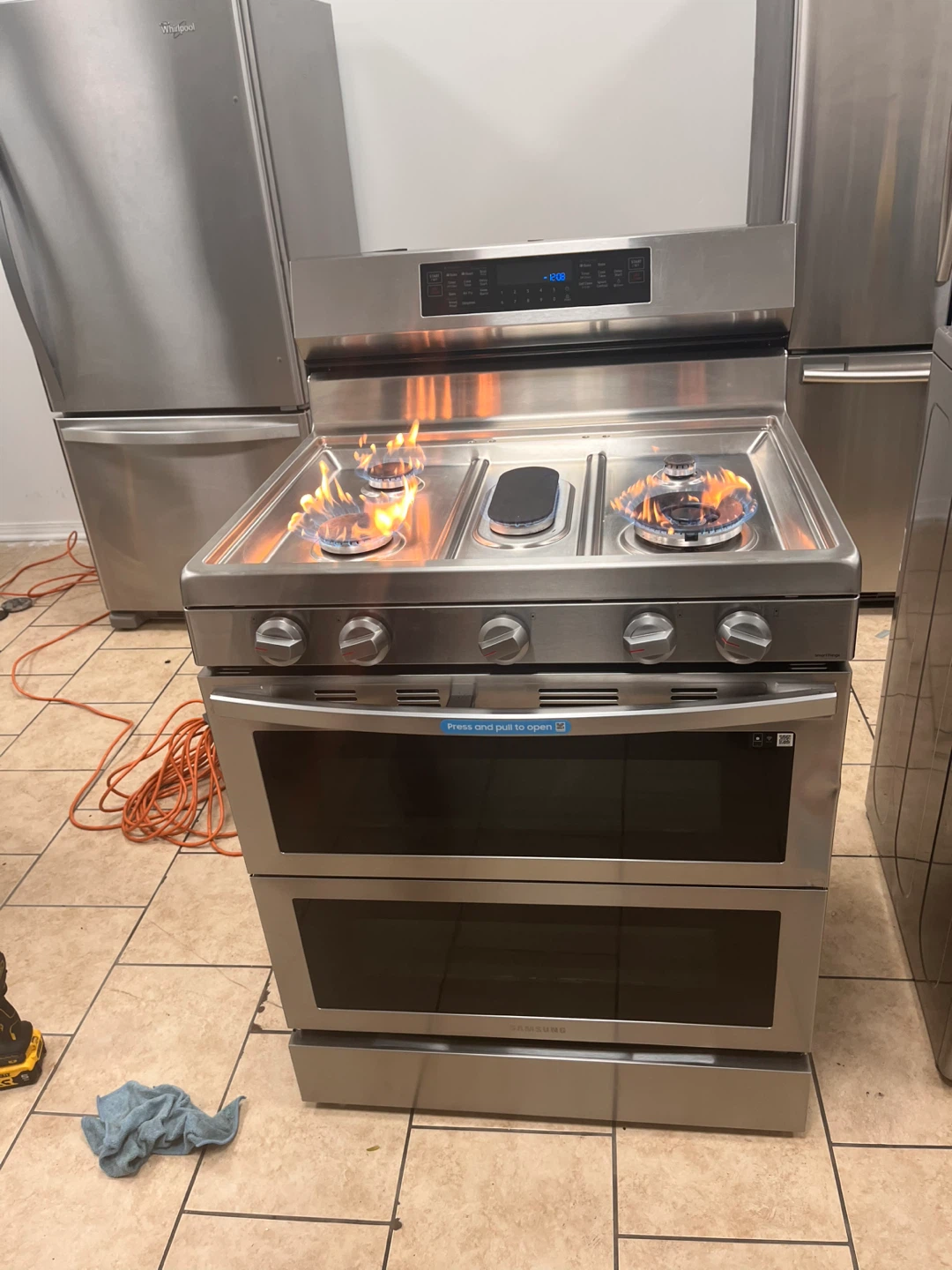 Samsung Stainless Steel Gas Range
