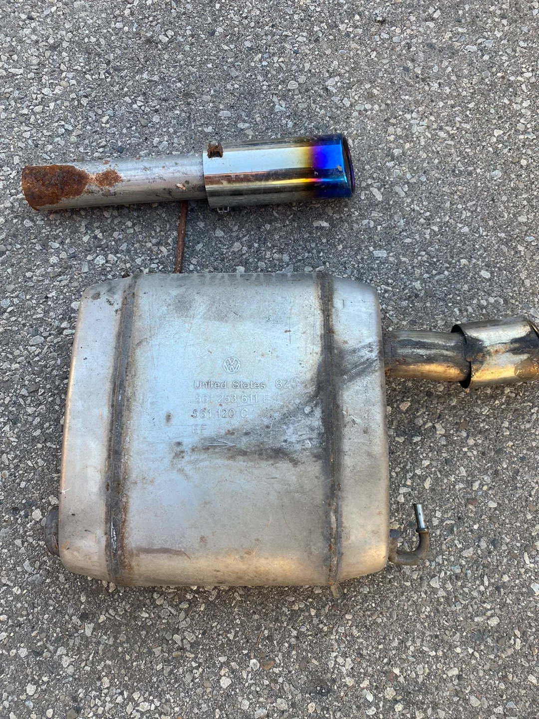 Volkswagen Muffler Exhaust image indicator(2)