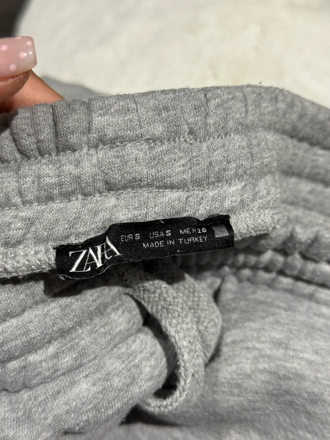 Zara Grey Sweatpants - Size S image indicator(3)