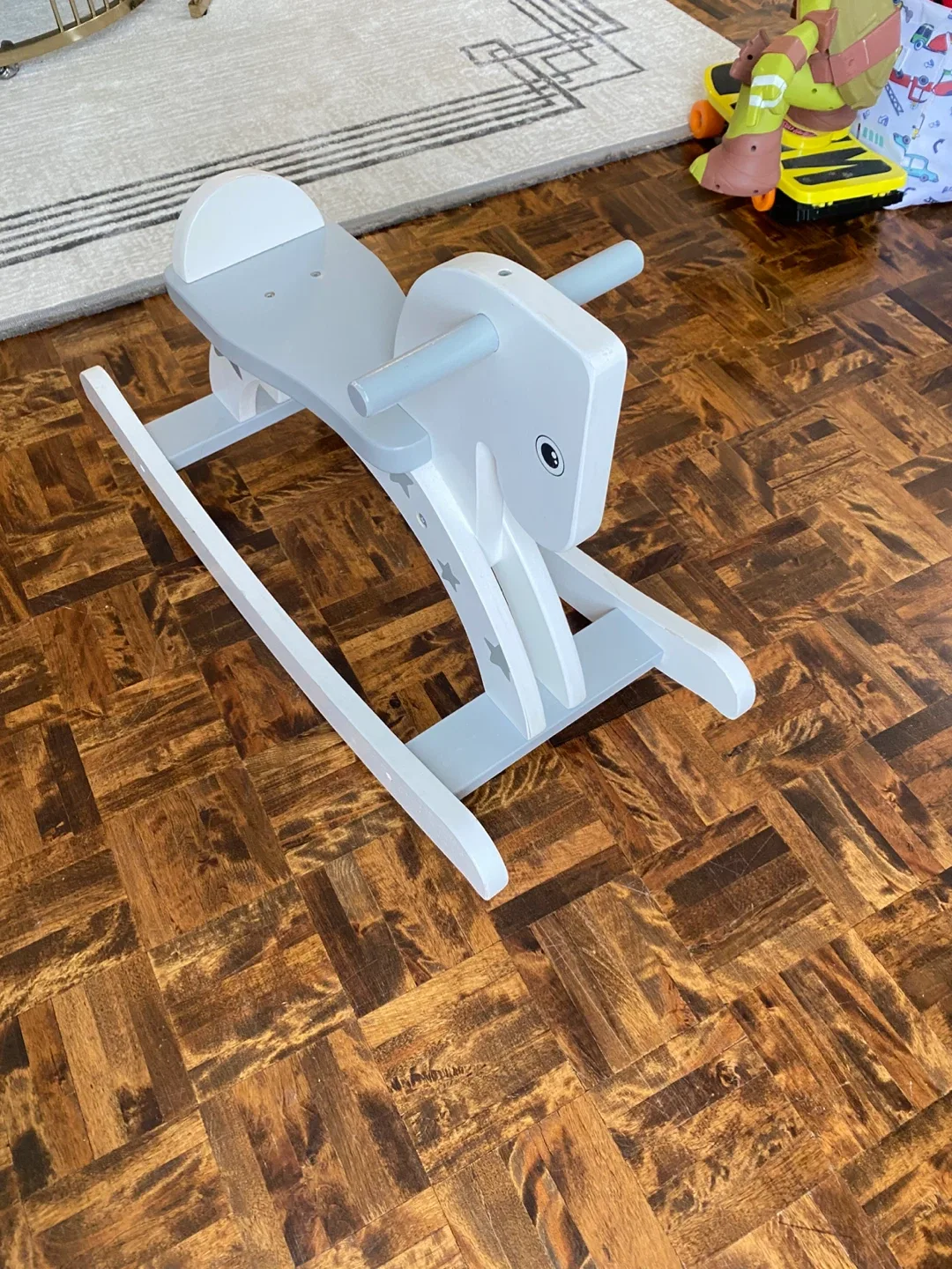 Rocking Horse - Grey & White image indicator(2)