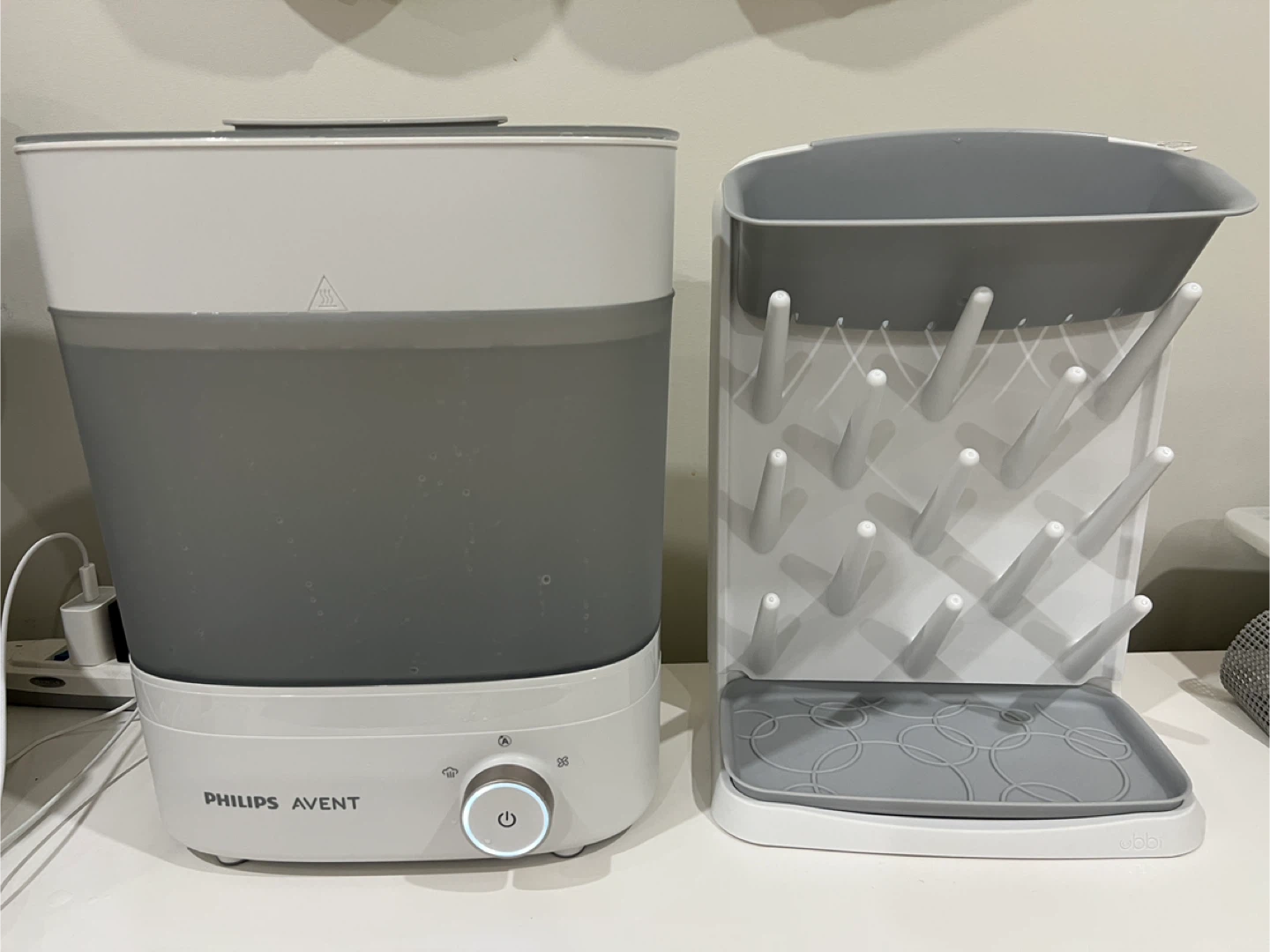 Philips Avent sterilizer & Bottle Drying Rack - Gray