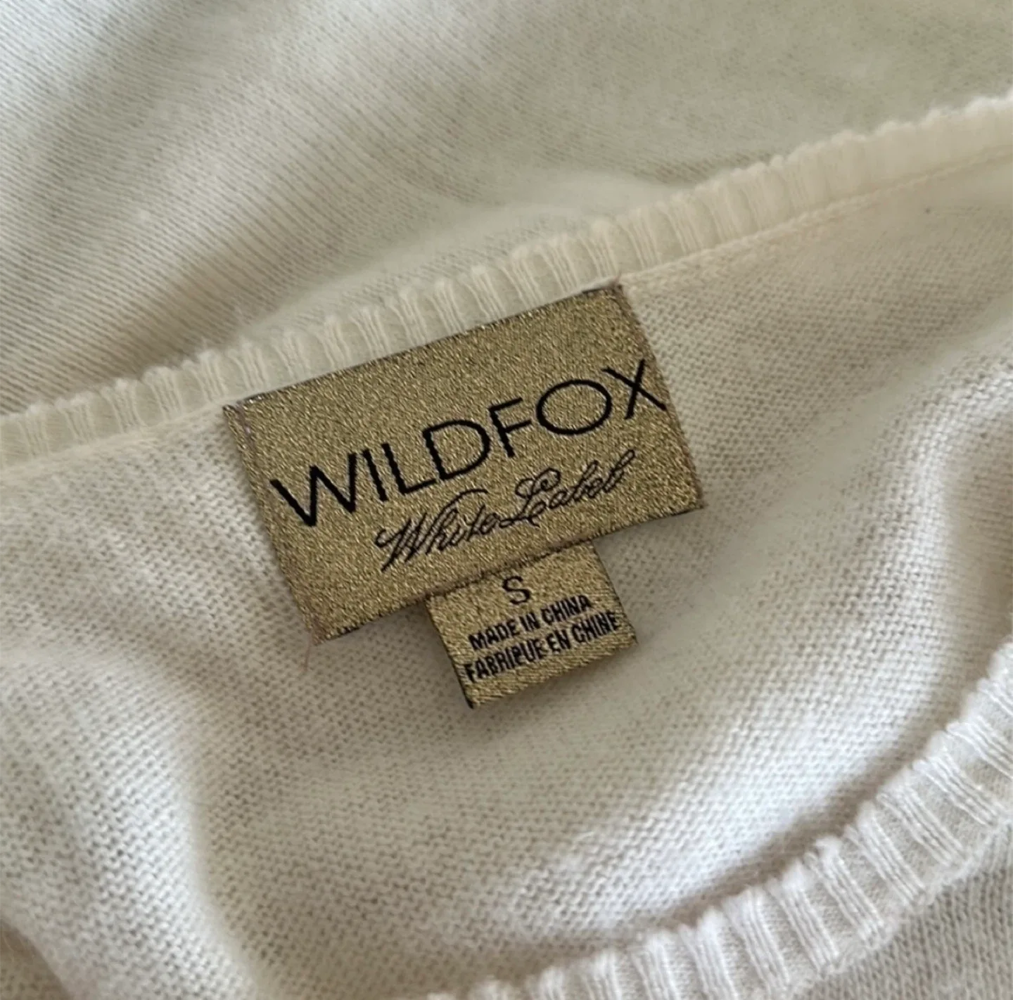 Wildfox Lips Sequin Cream Sweater image indicator(7)