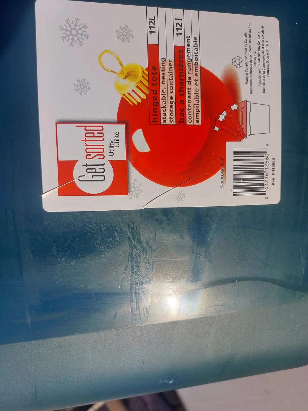 Get Sorted 112L Hinged Storage Tote - photo 2