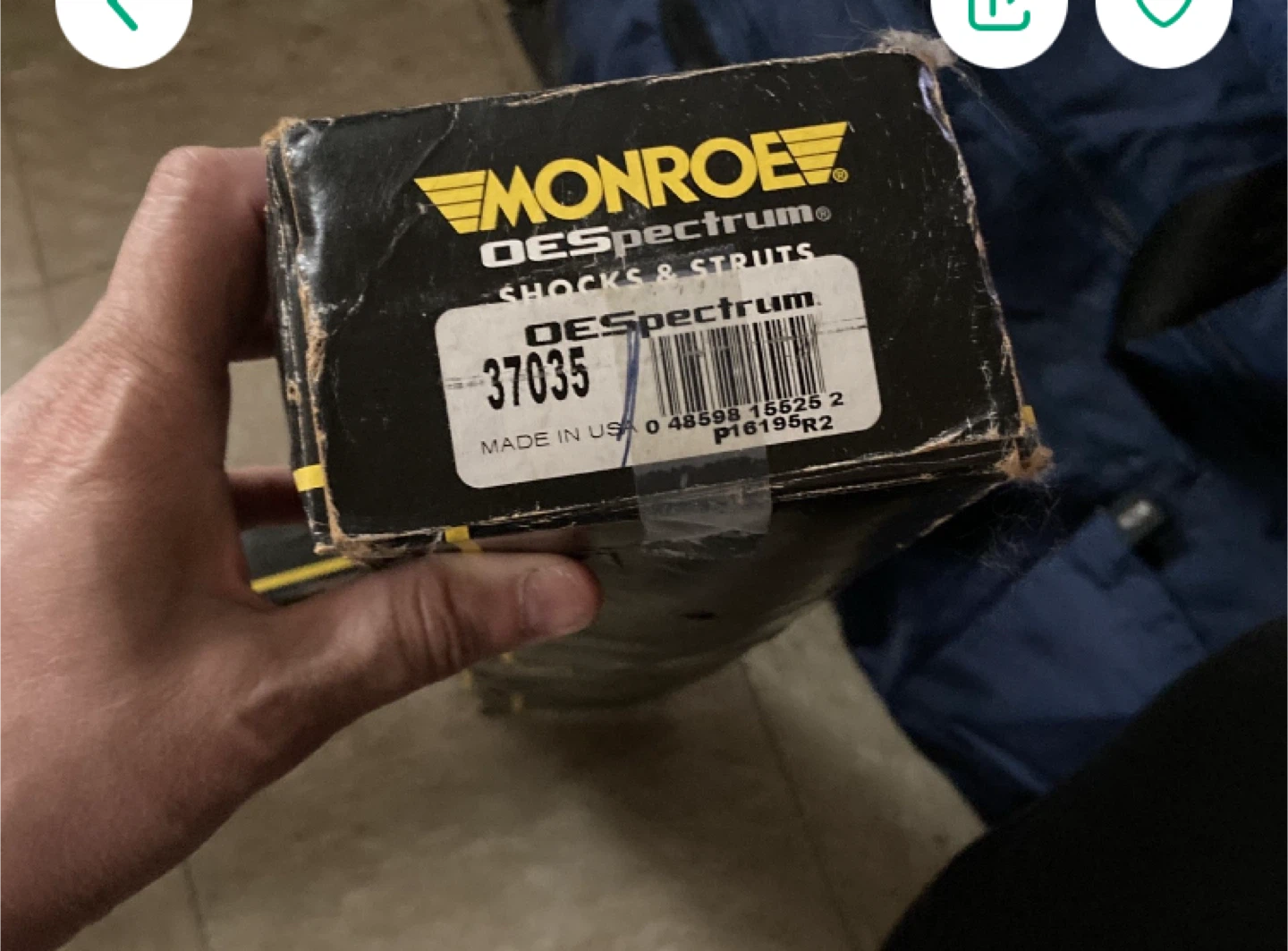 Monroe OESpectrum Shocks & Struts #37035 - photo 2