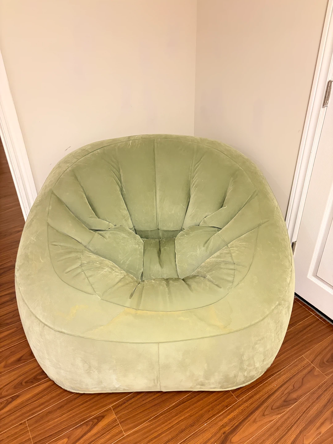 Green Bean Bag Chair - photo 2
