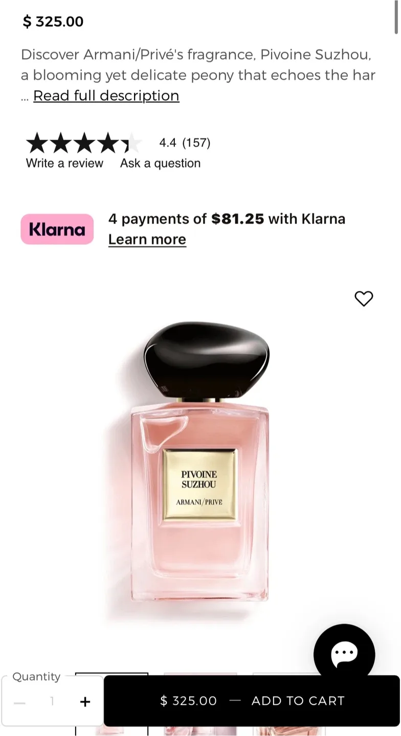 Armani Pivoine Suzhou 100ml 3.4oz image indicator(4)