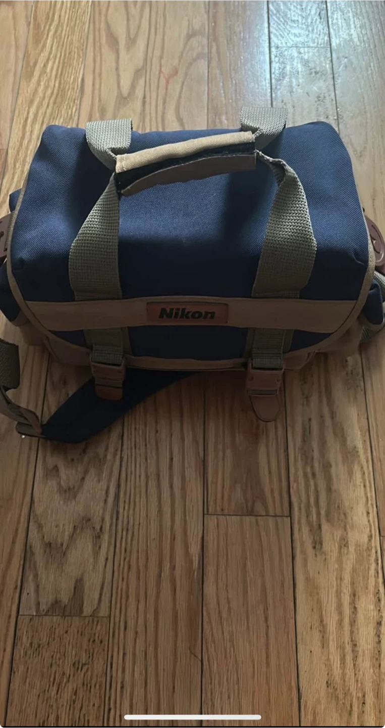 Nikon Camera Bag - Blue & Beige - photo 2