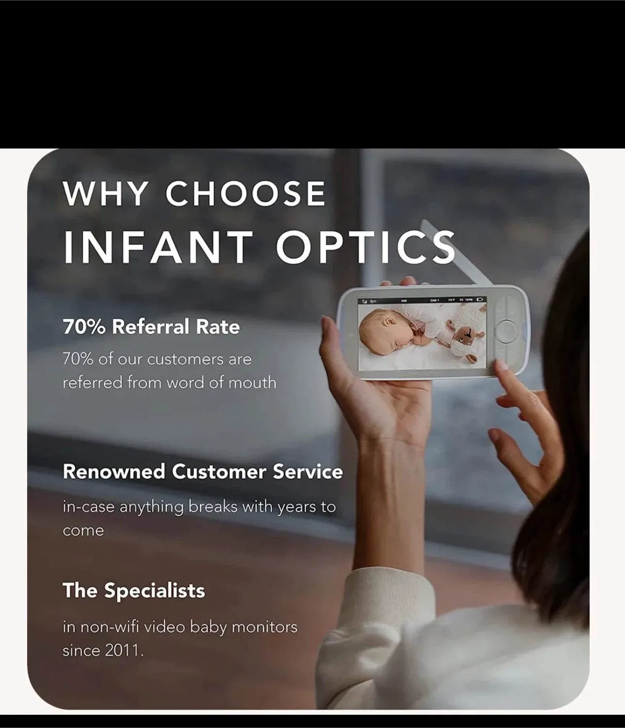 Infant Optics DXR-8 PRO Baby Monitor image indicator(5)