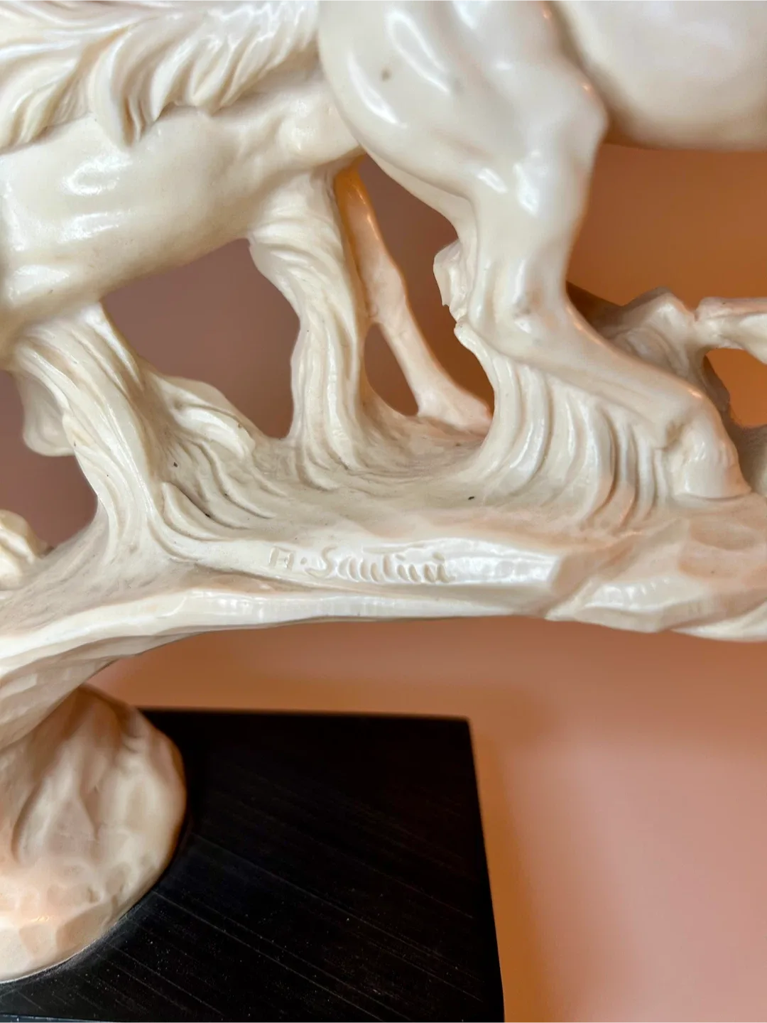 A. Santini Two Horses Sculpture image indicator(4)