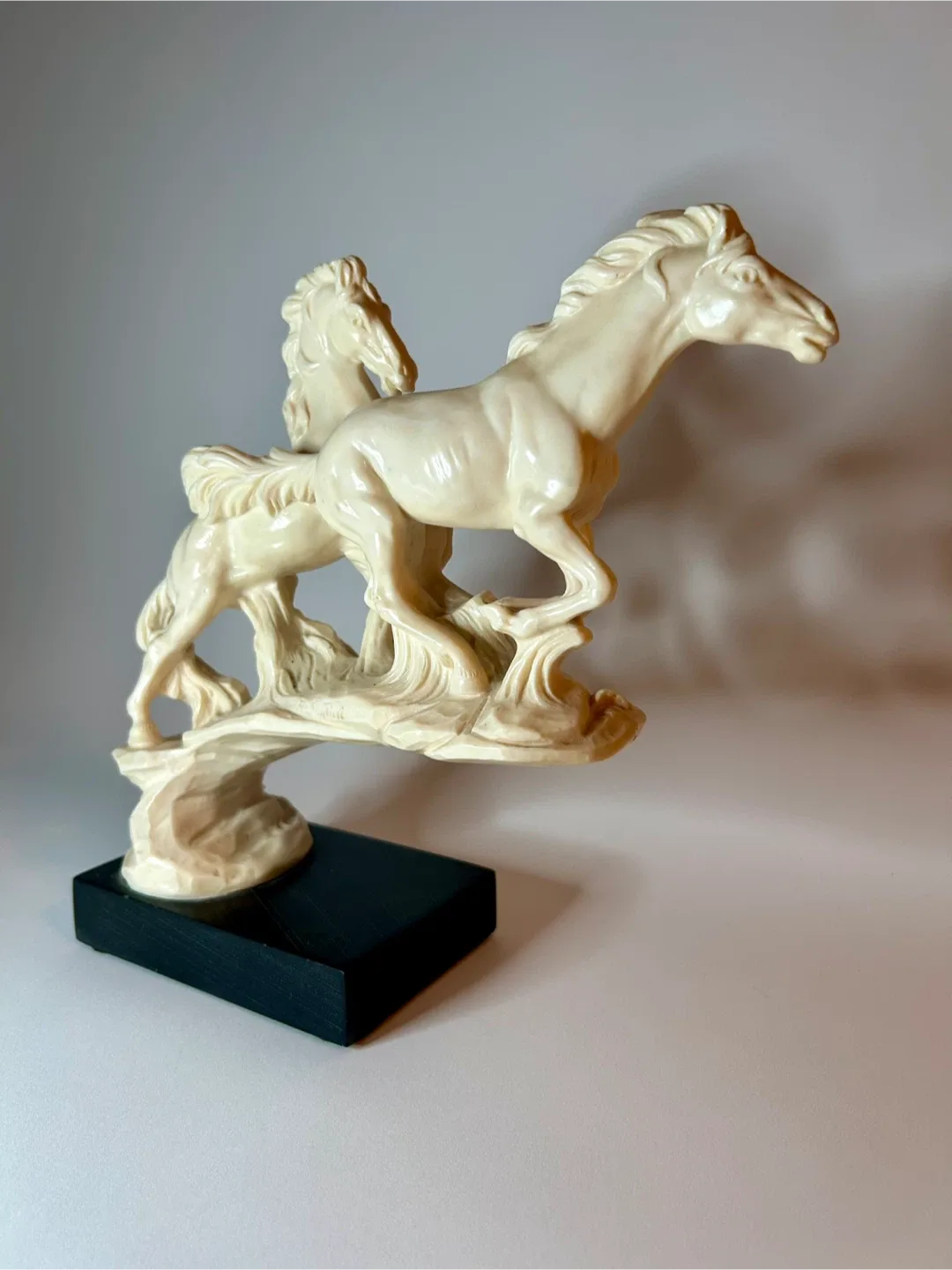 A. Santini Two Horses Sculpture image indicator(2)