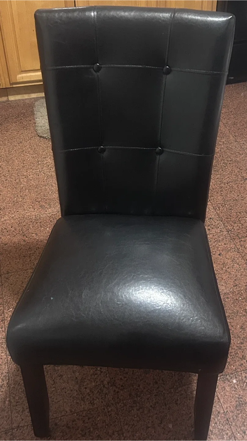 Black Upholstered Dining Chair  🥕 image indicator(2)
