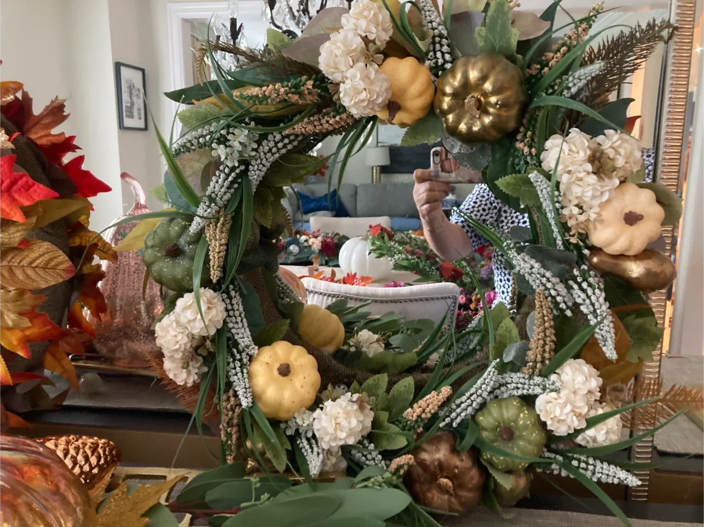 Fall Harvest Pumpkin Wreath thumbnail