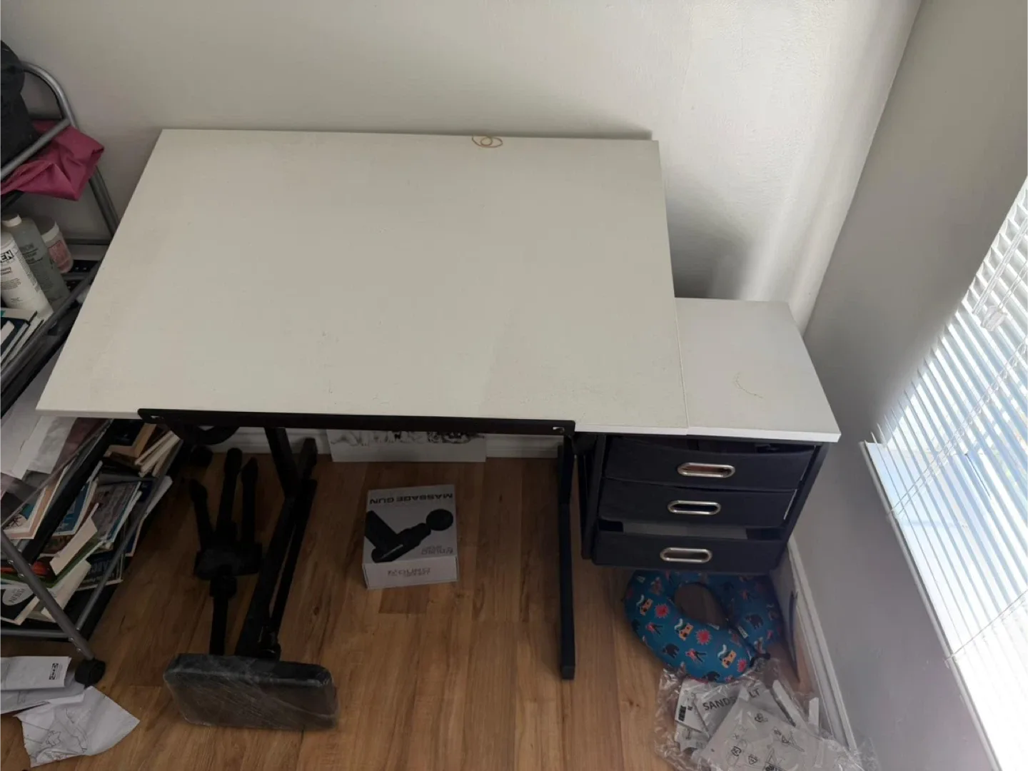 Adjustable Drawing / Art Table with Storage – $50 thumbnail