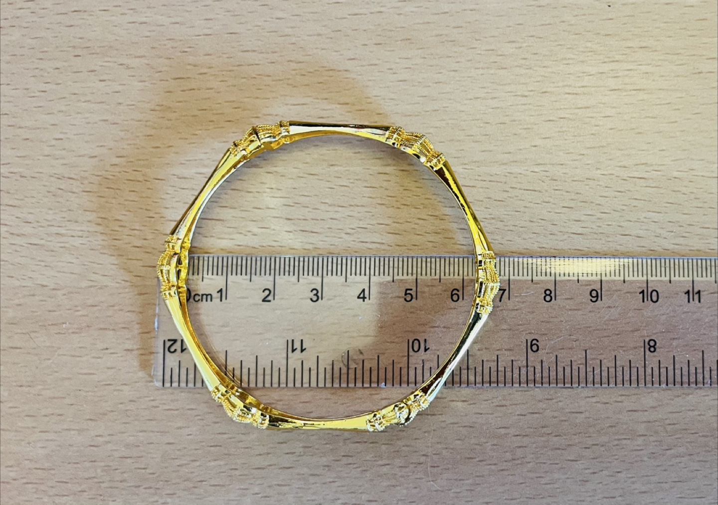 Gold plated Bangle Bracelet - photo 4