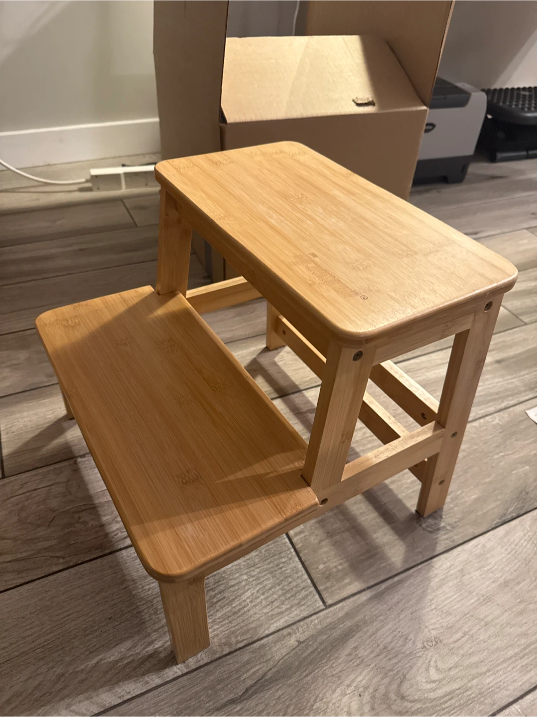 Bamboo Two-Step Stool