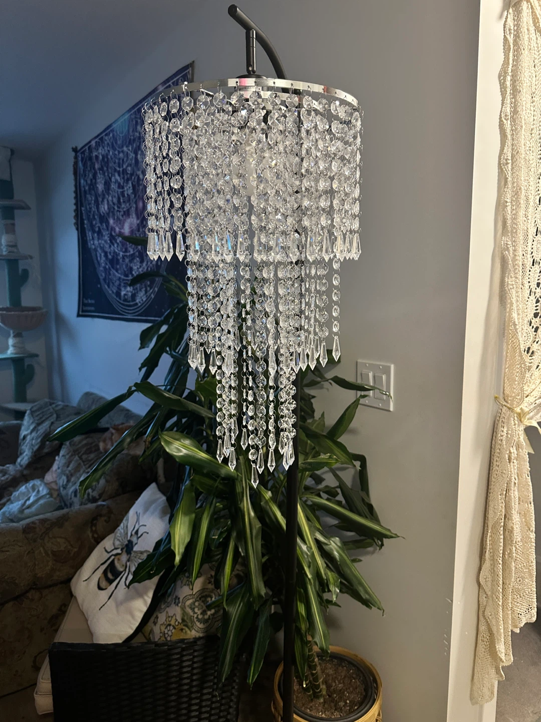 Crystal Floor Lamp with Remote - photo 4