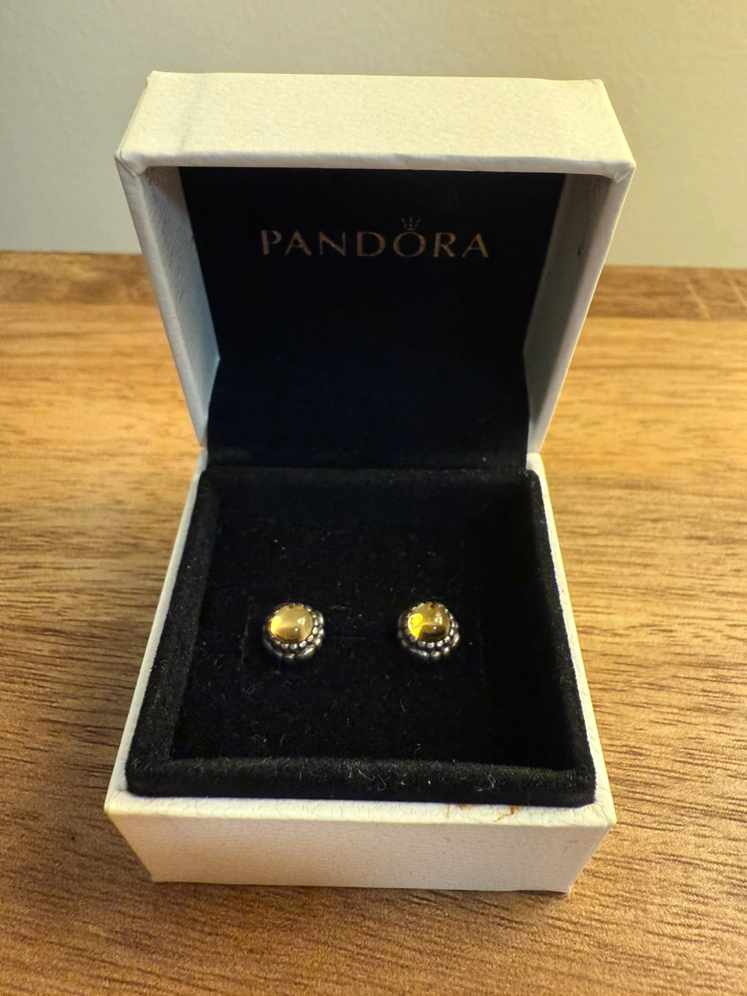 Pandora Stud Earrings with Box