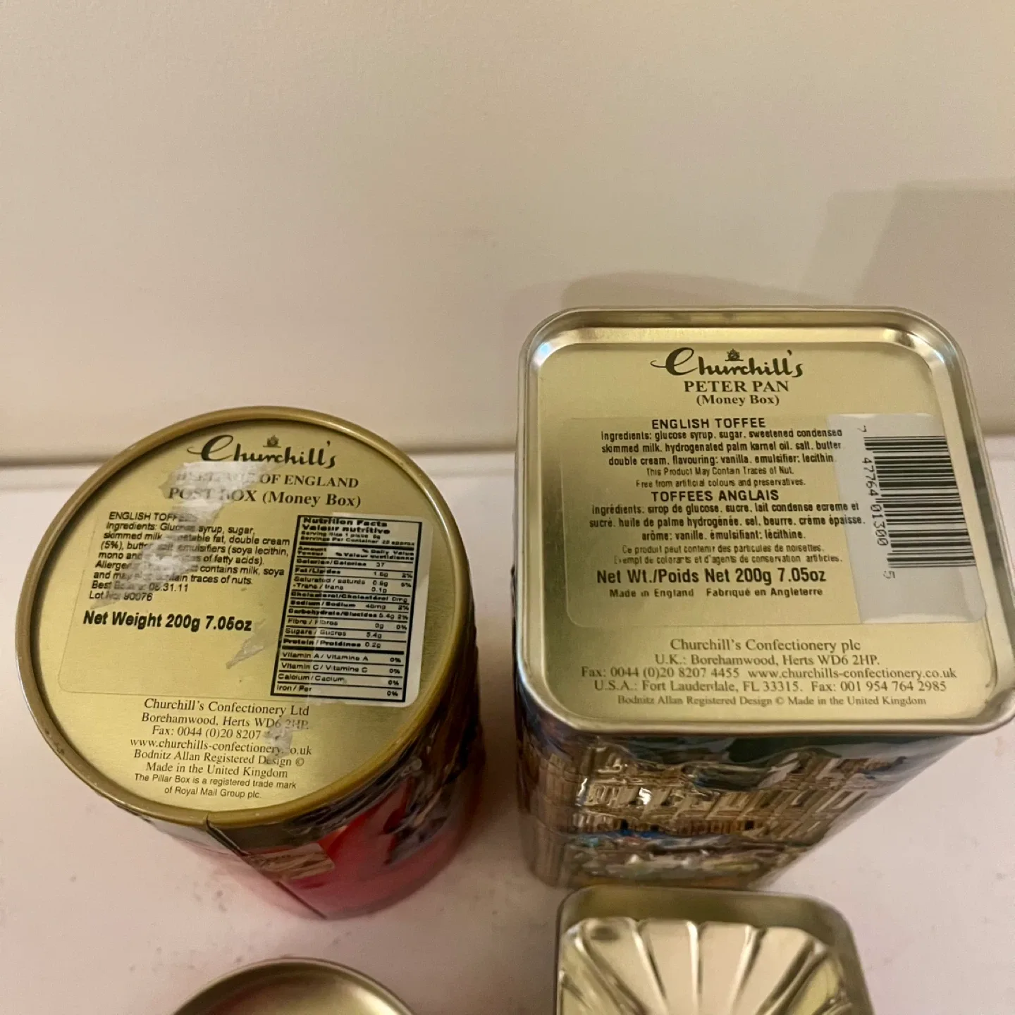 2 Churchill's Money Box Tins image indicator(5)