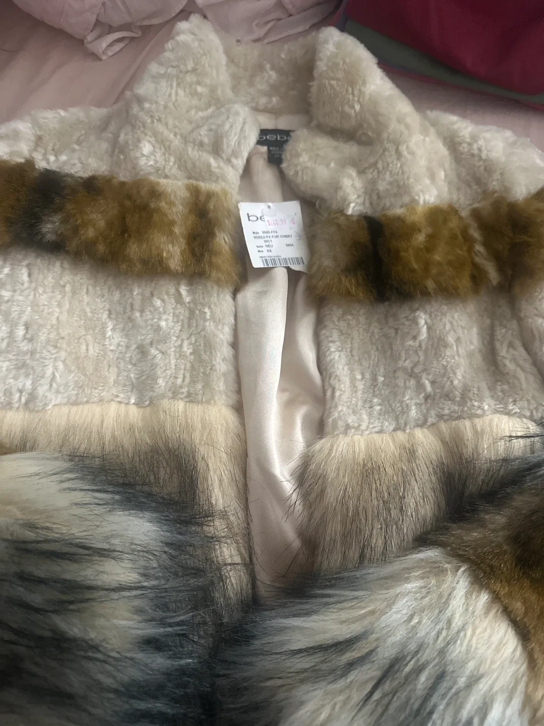 bebe Faux Fur Jacket image indicator(2)