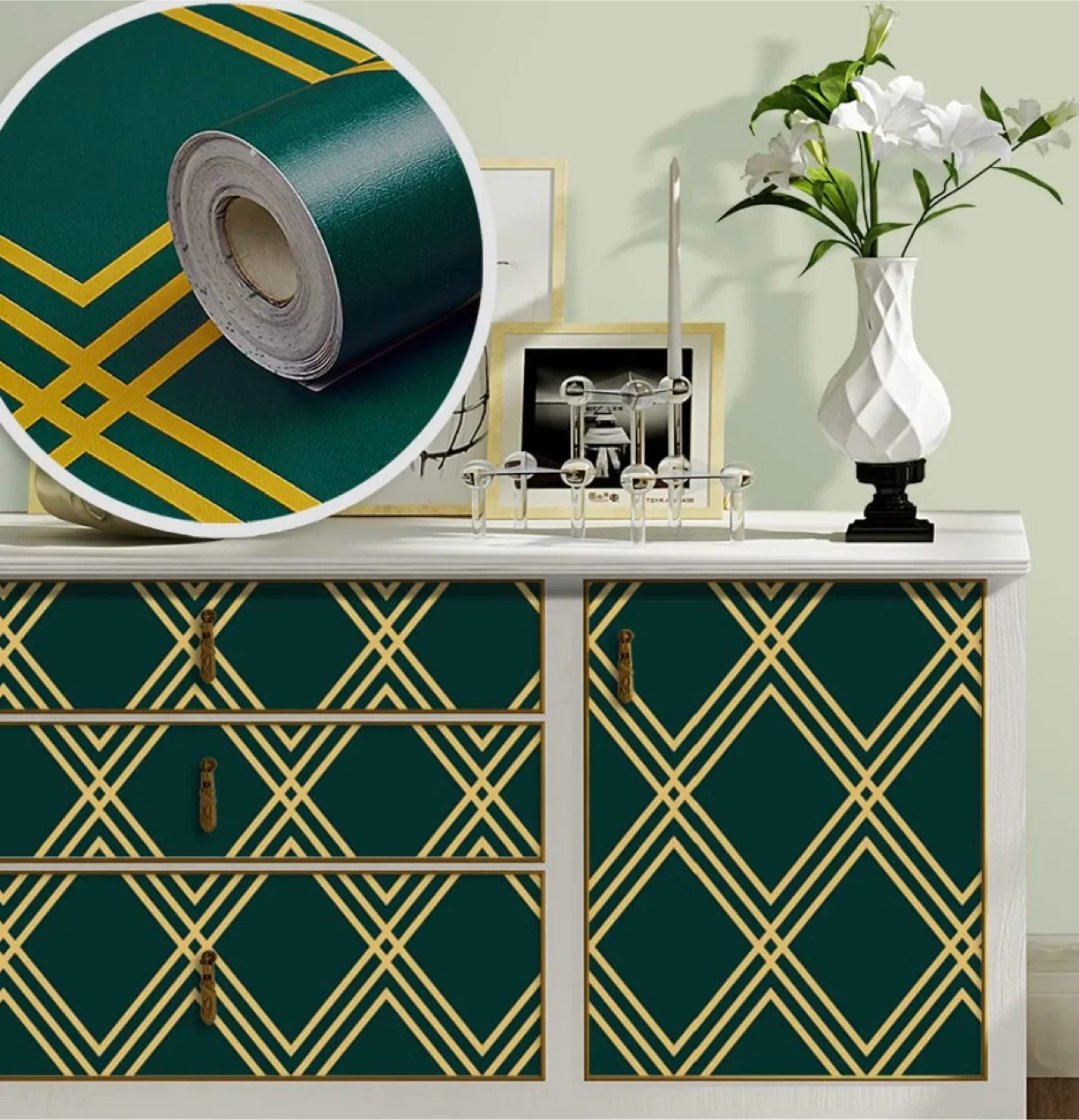 Peel and Stick Wallpaper for Stairs image indicator(7)