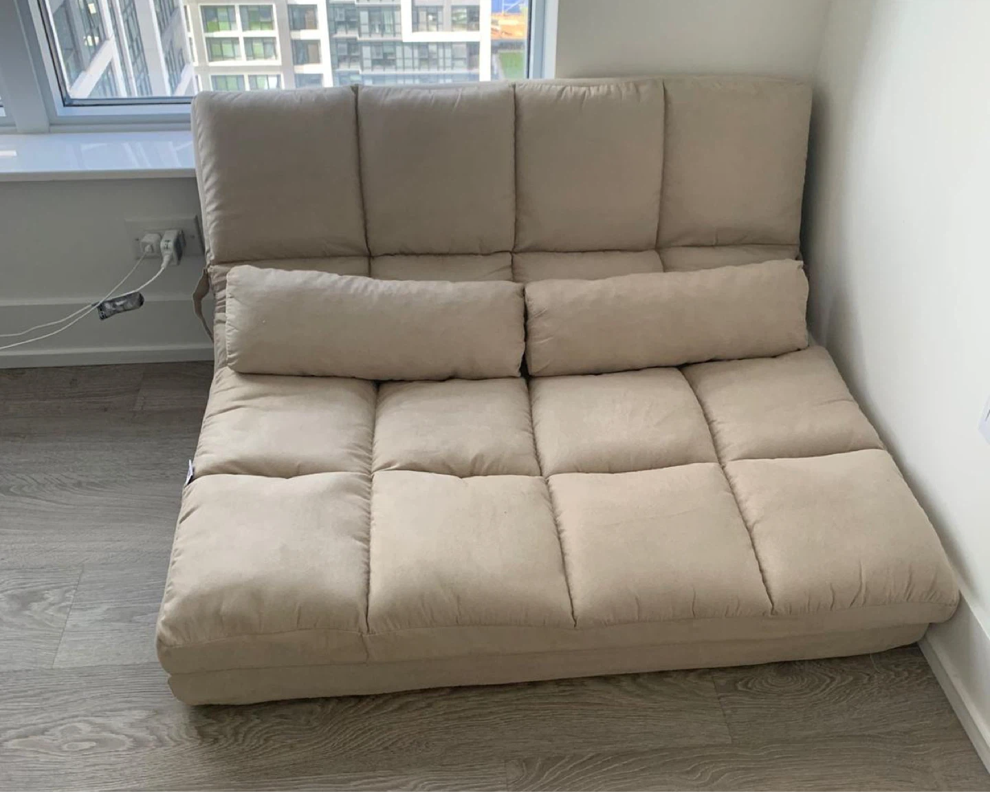 FINAL SALE‼️ 3-in-1 Beige Sofa Bed