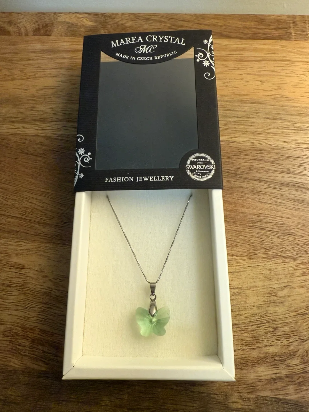 Marea Crystal Butterfly Necklace - Made in Czech Republic image indicator(2)