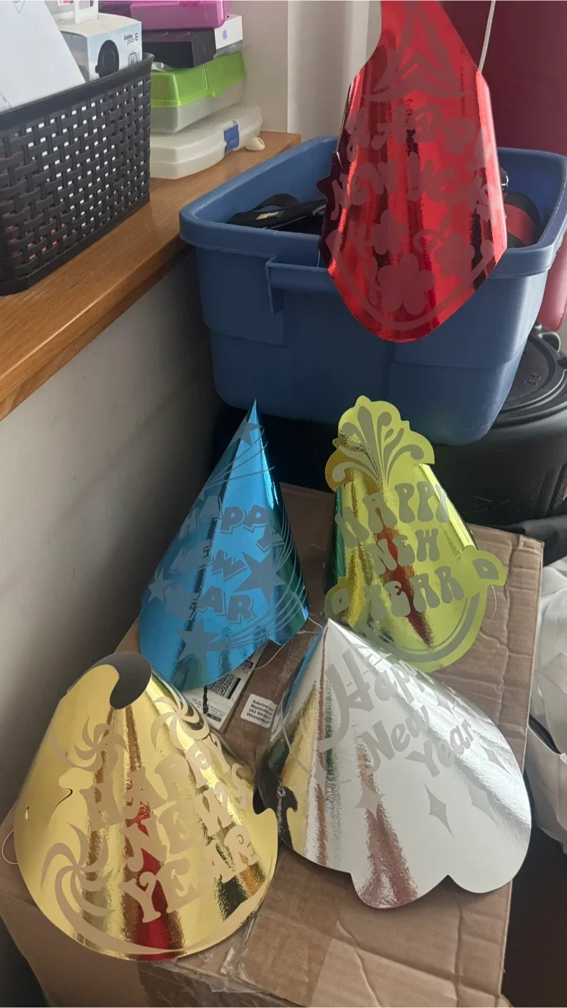 Happy New Year Party Hats and noisy toys image indicator(3)