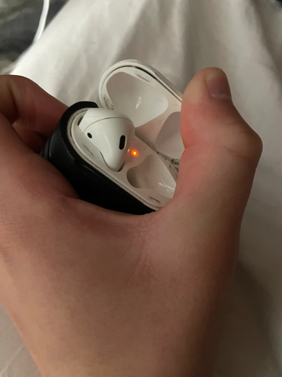 Apple AirPods with Black Case - photo 2