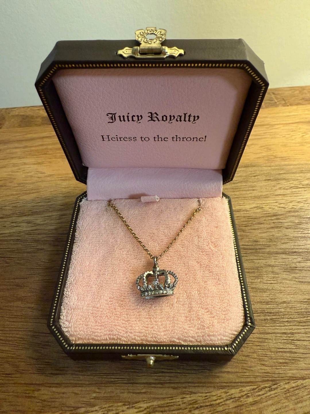 Juicy Couture Crown Necklace