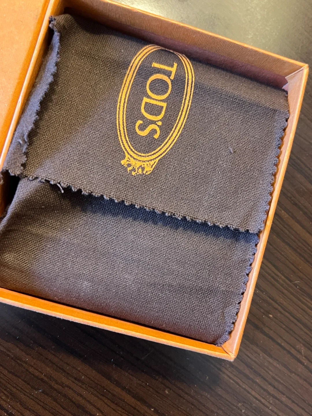 Tod's Black Leather Wallet with Box thumbnail