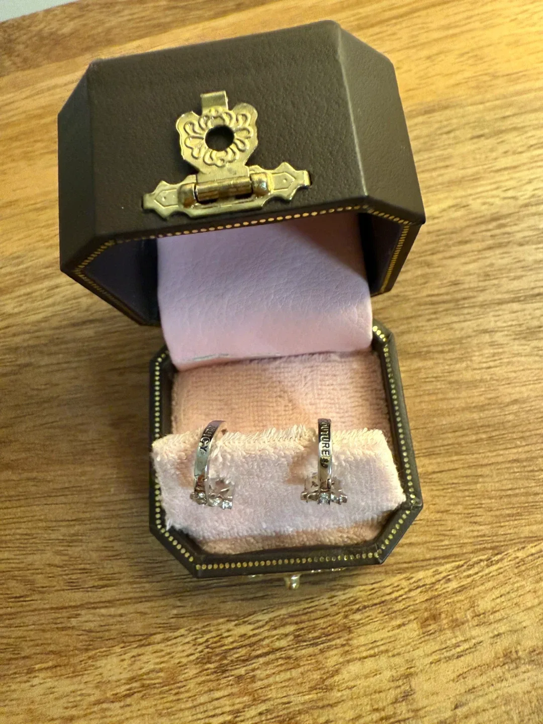 Juicy Couture Silver Earrings with Box image indicator(2)