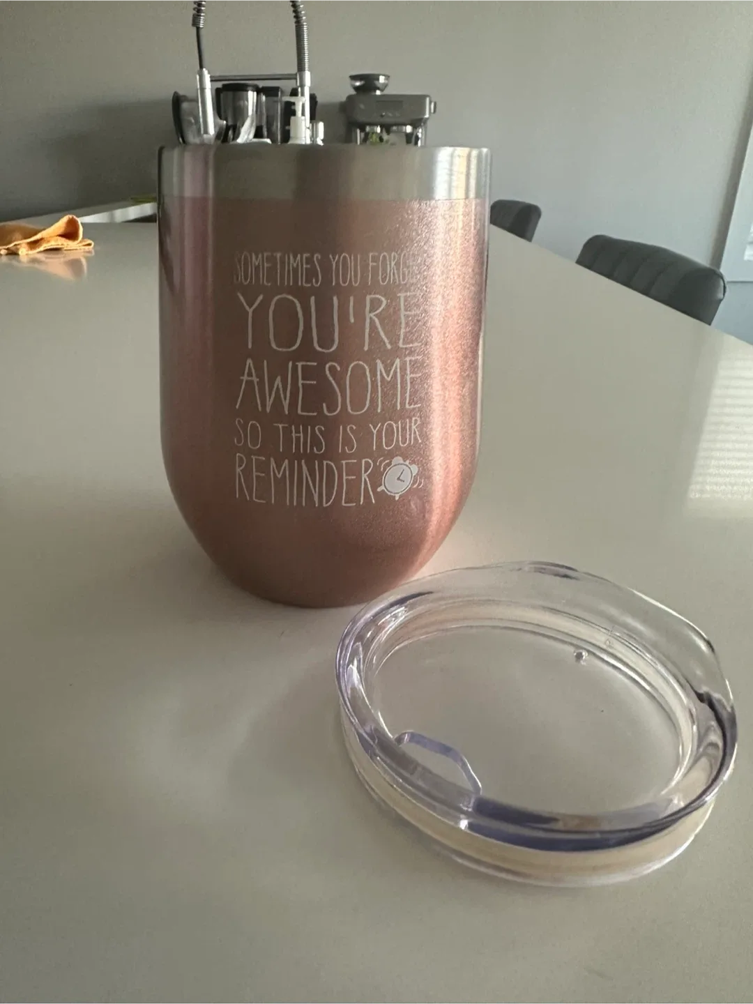 🧡Rose Gold Reminder Wine Tumbler image indicator(6)