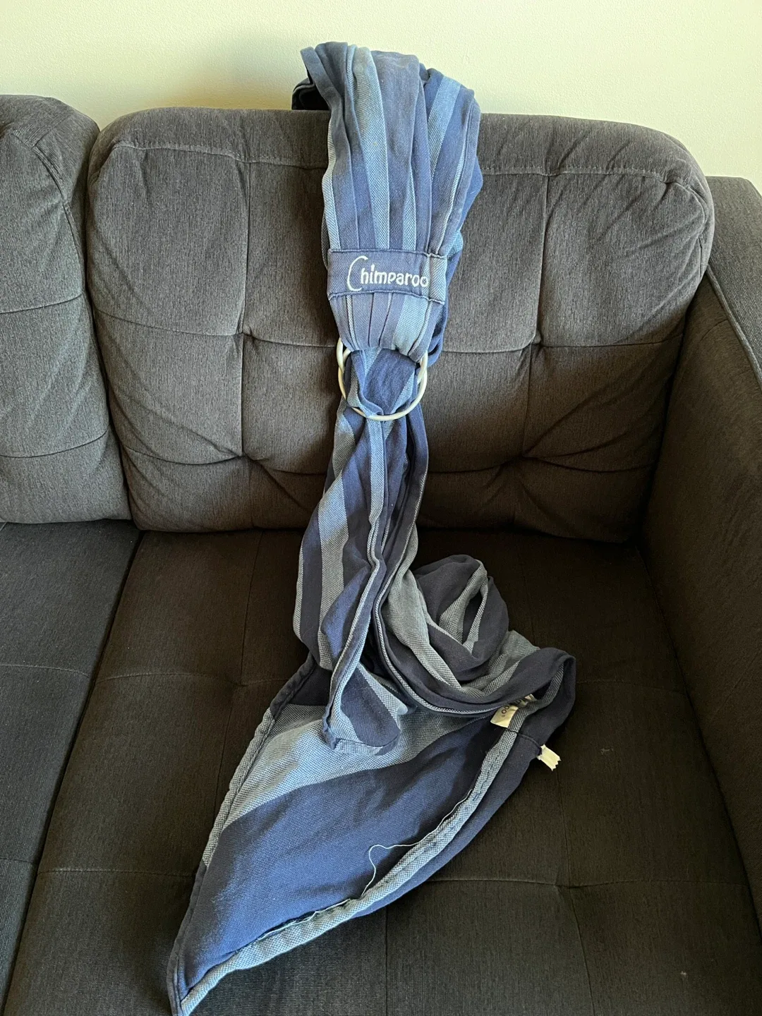 Chimparoo Ring Sling Baby Carrier, Blue image indicator(3)