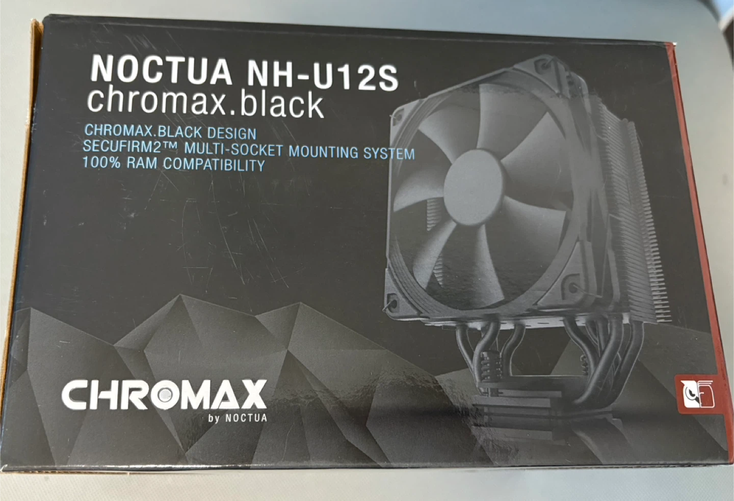 Noctua NH-U12S chromax.black CPU Cooler - New