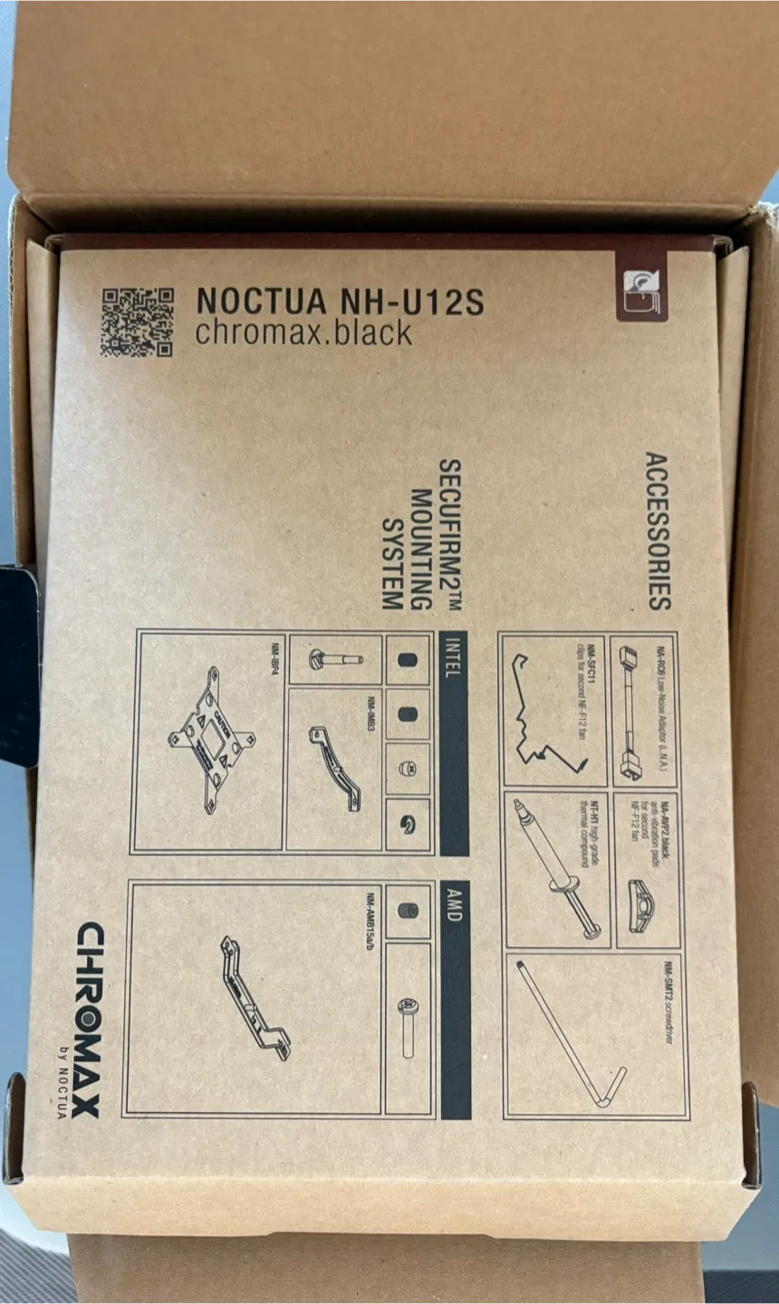 Noctua NH-U12S chromax.black CPU Cooler - New image indicator(5)