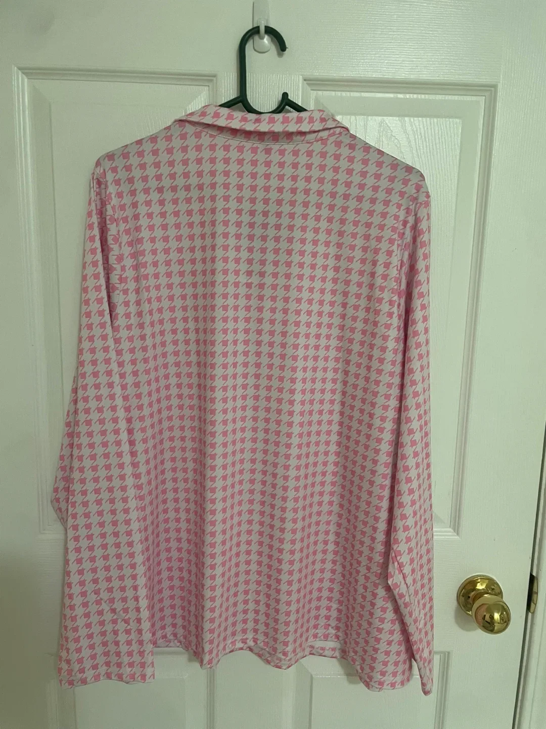 Fkeep Pink Houndstooth Blouse - XXXL image indicator(4)