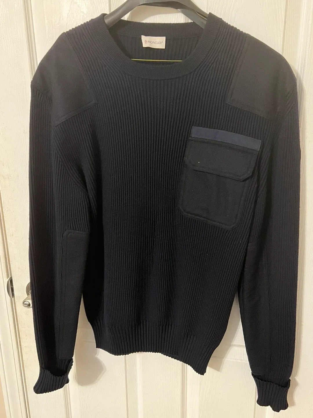 Moncler Navy Knit Sweater image indicator(5)