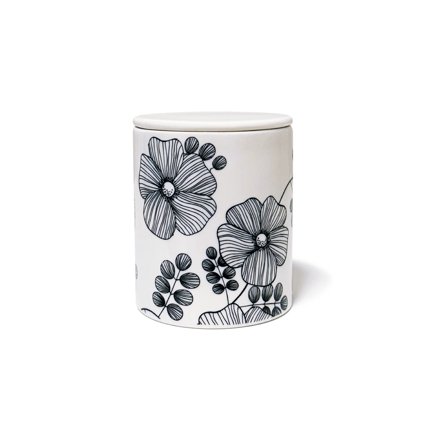Porcelain Toiletry Jar with Lid
