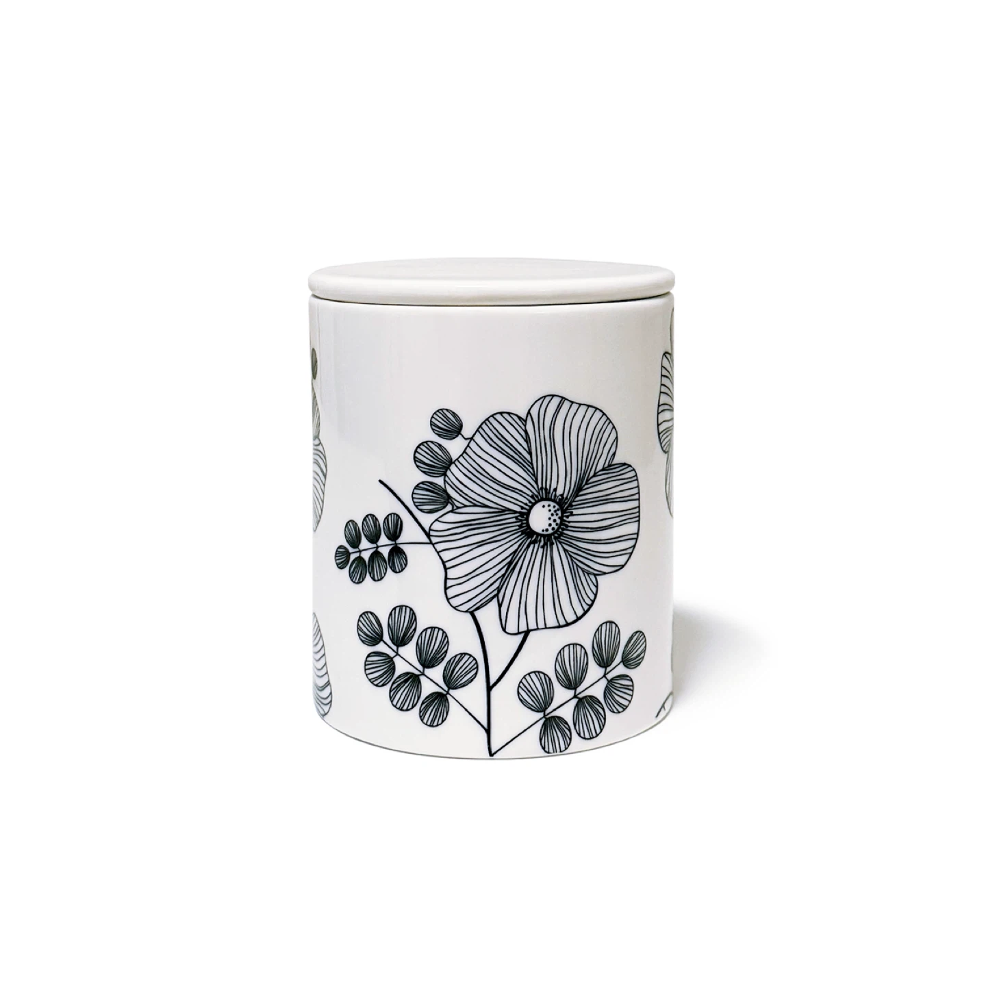 Porcelain Toiletry Jar with Lid - photo 3