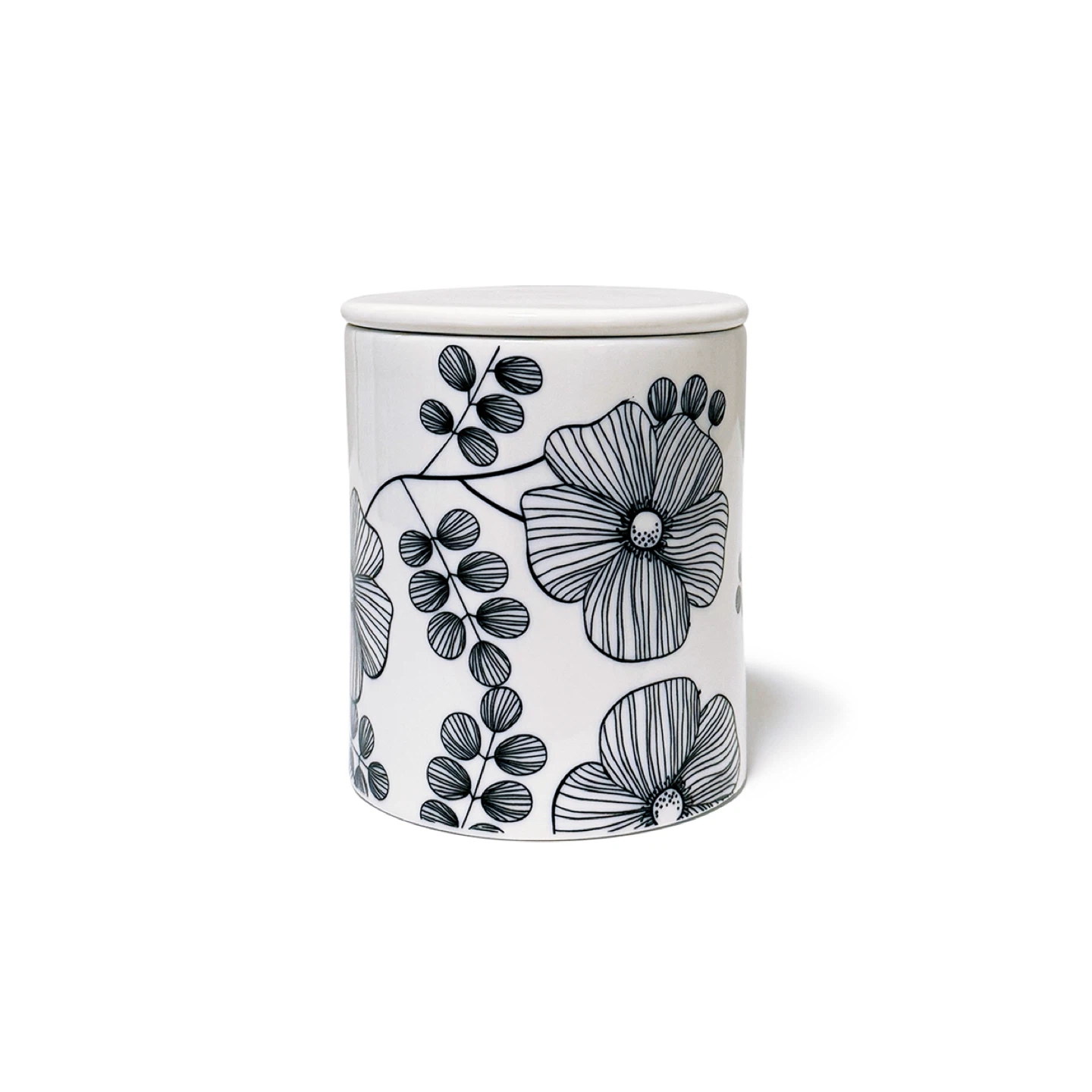 Porcelain Toiletry Jar with Lid - photo 2