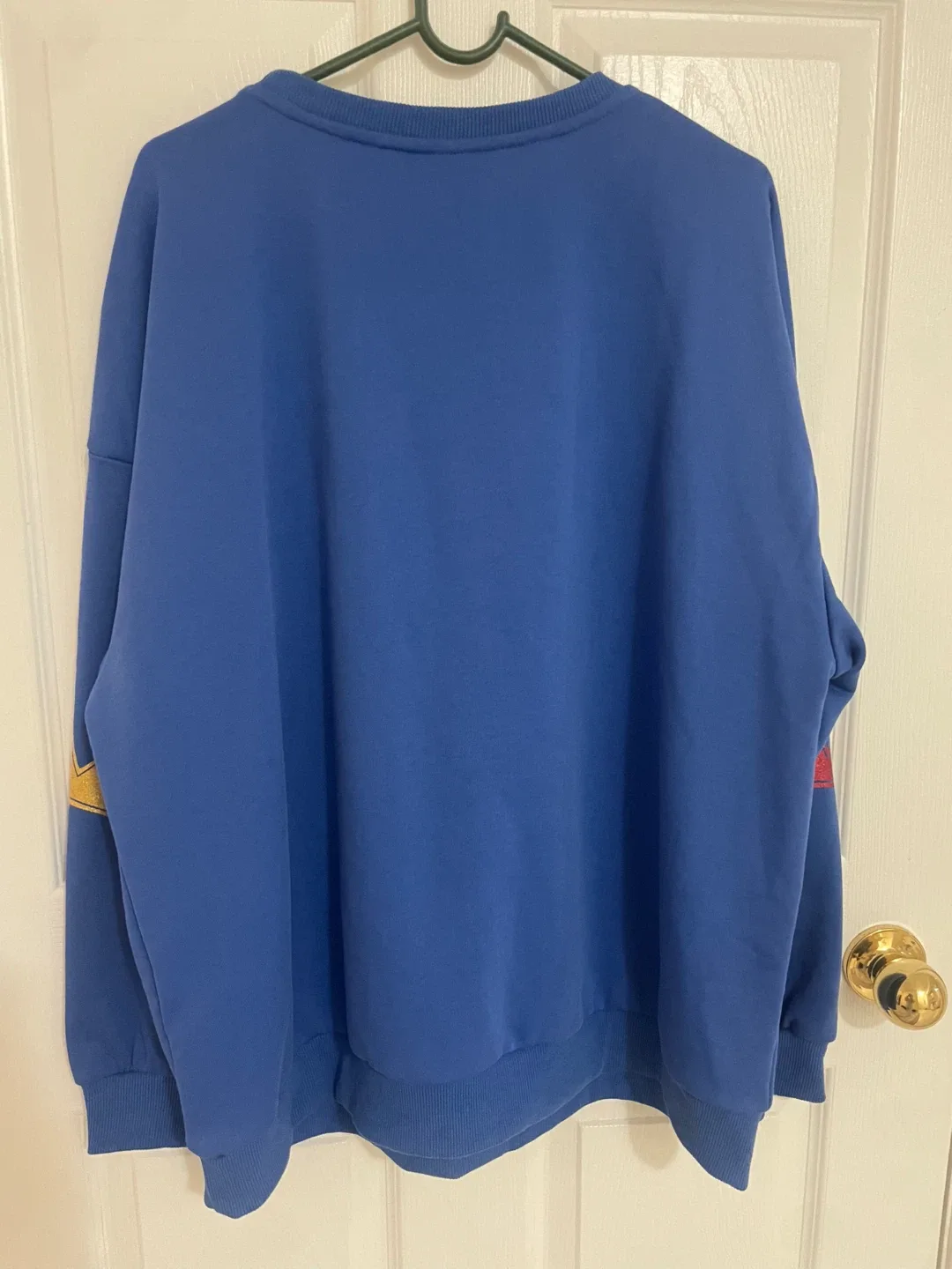 Blue Crown Print Sweatshirt - Size 2XL image indicator(4)